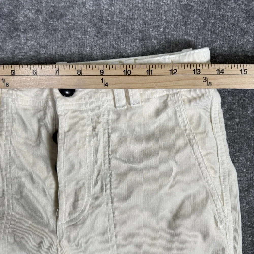 Citizens of Humanity Pants Women's 24 Ivory‎ Agni Utility Canvas Corduroy Jogger